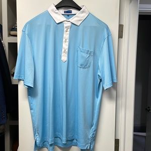 Stitch Golf blue golf polo